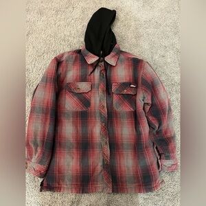 Dickies Red and Black Plaid Jacket